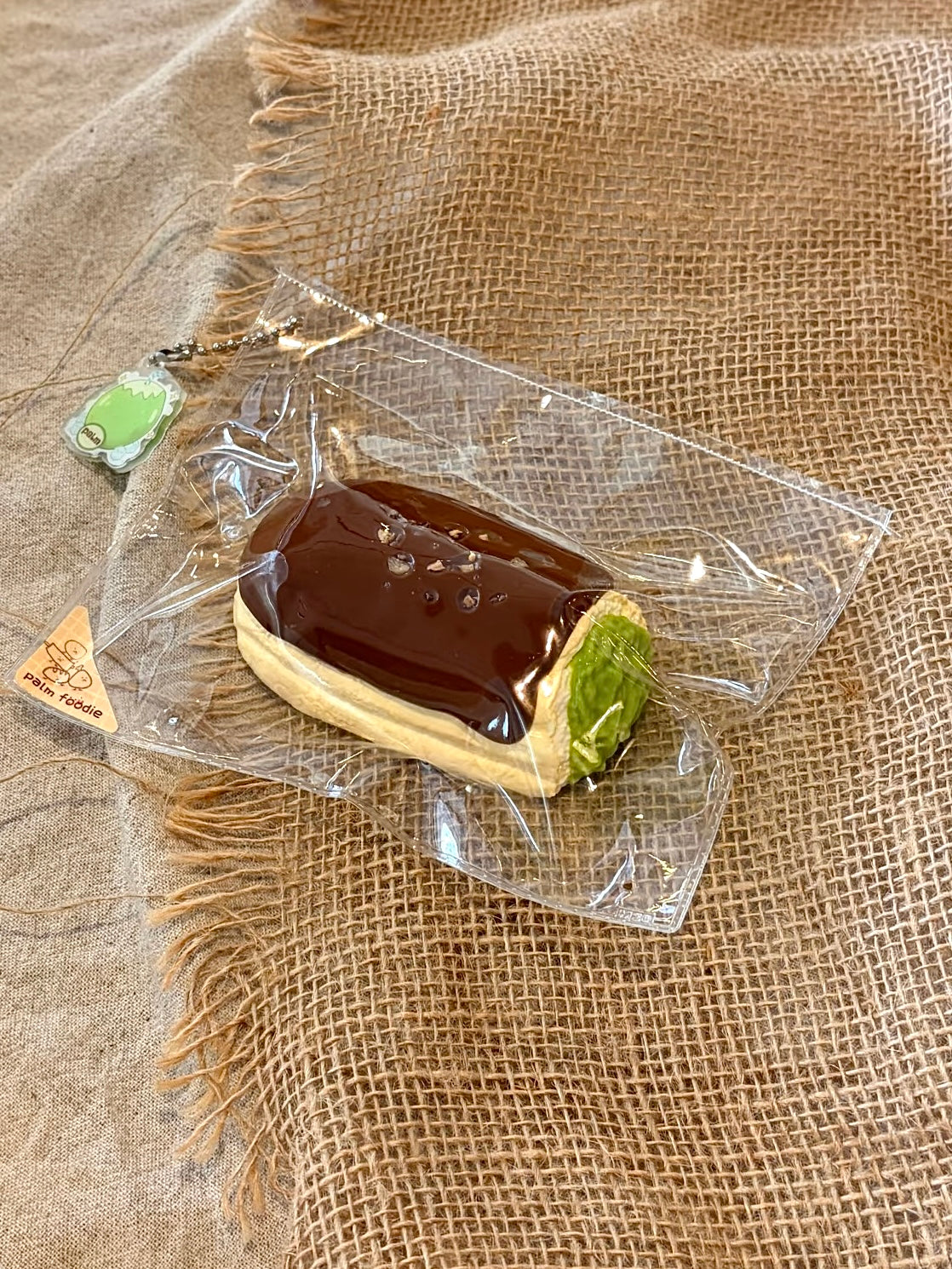 Matcha chocolate puff
